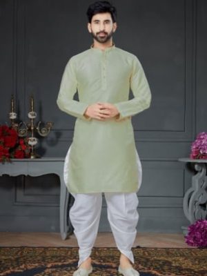 pista-green-color-jacquard-fabric-kurta-73084-308x425